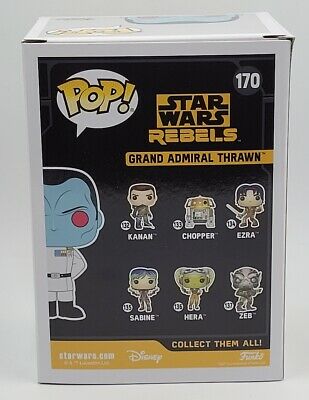 Star Wars Pop Vinyl 170 Grand Admiral Thrawn 2017 Galactic Convention - Image 3