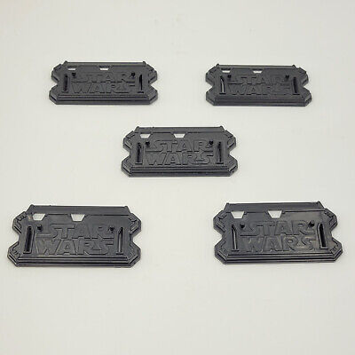 Star Wars 5 x Black Display Stand Bases for 3.75 Inch Figures