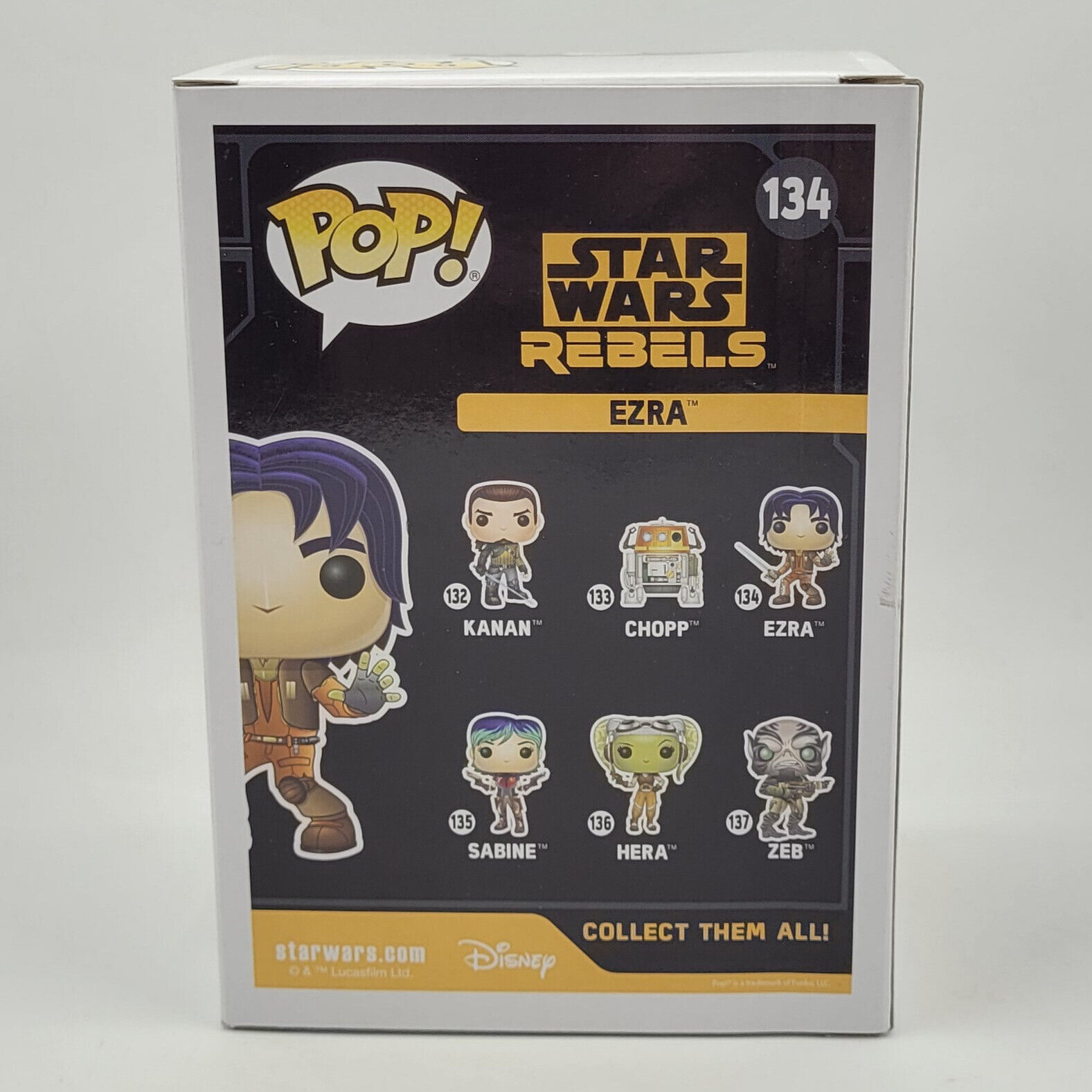 Star Wars Pop Vinyl 134 Ezra (Rebels) - Image 3
