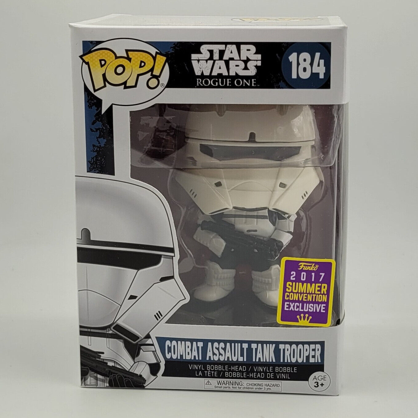 Funko Pop! Star Wars: Rogue One - Combat Assault Tank Trooper (Edizione Limitata Summer Convention 2017)