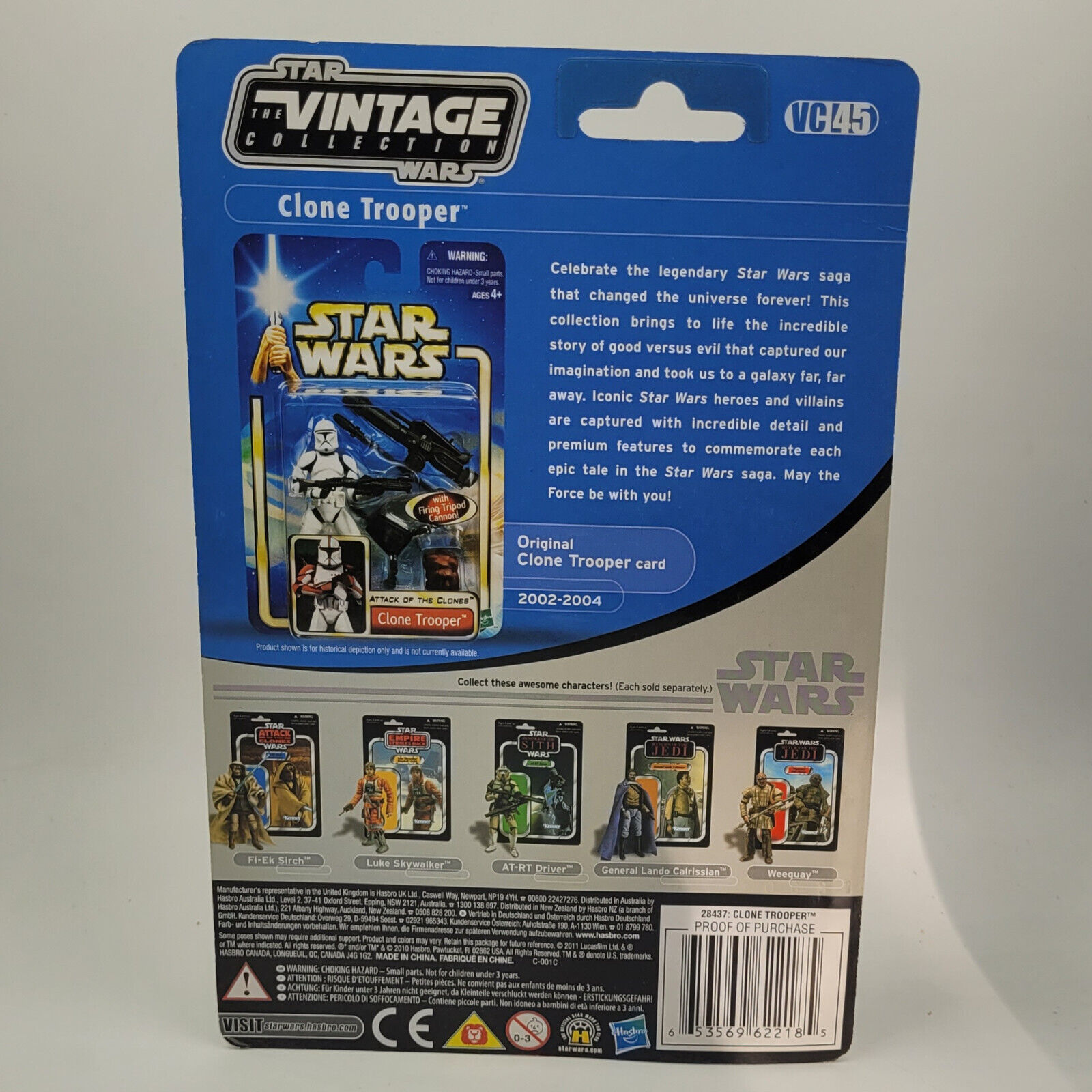 Star Wars Vintage Collection VC45 Clone Trooper (AOTC) Xpress Collectables Australia's