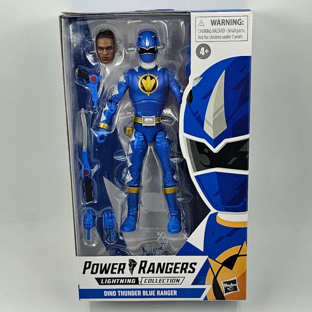 Power Rangers 6" Inch Lightning Collection Dino Thunder Blue Ranger ...