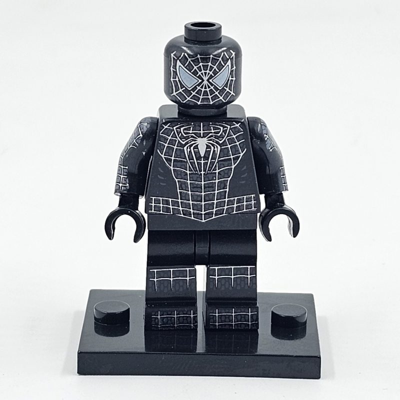 Spider-Man Black Symbiote Suit Minifigure Building Block