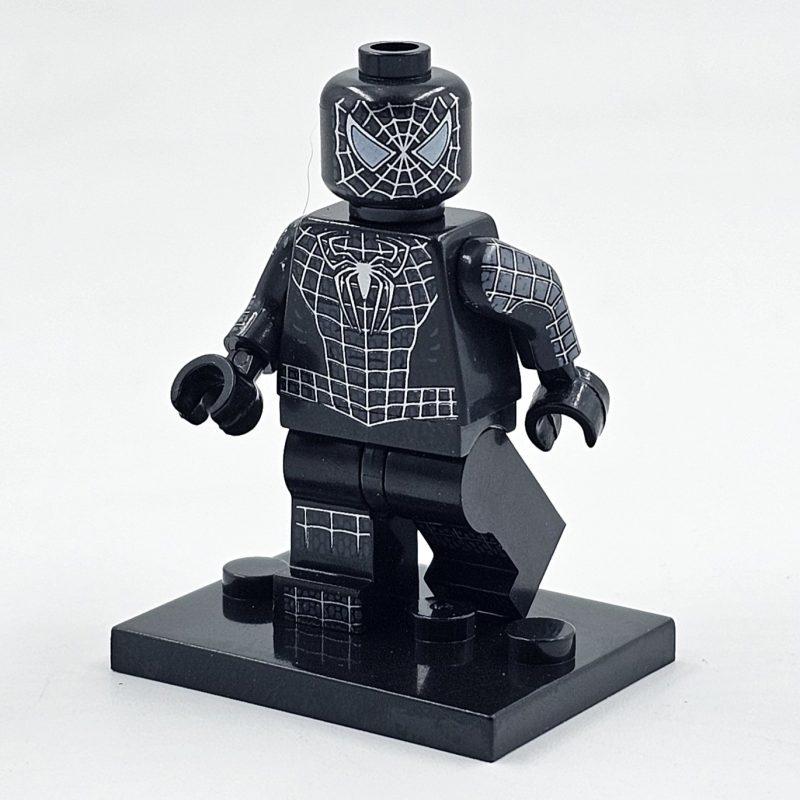 Spider-Man Black Symbiote Suit Minifigure Building Block
