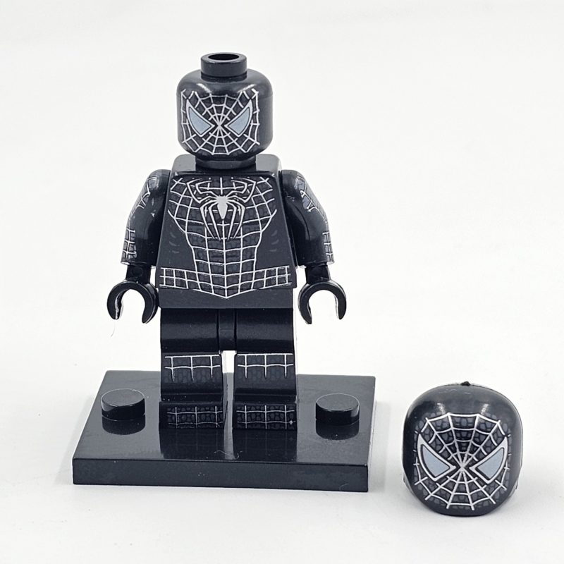 Spider-Man Black Symbiote Suit Minifigure Building Block