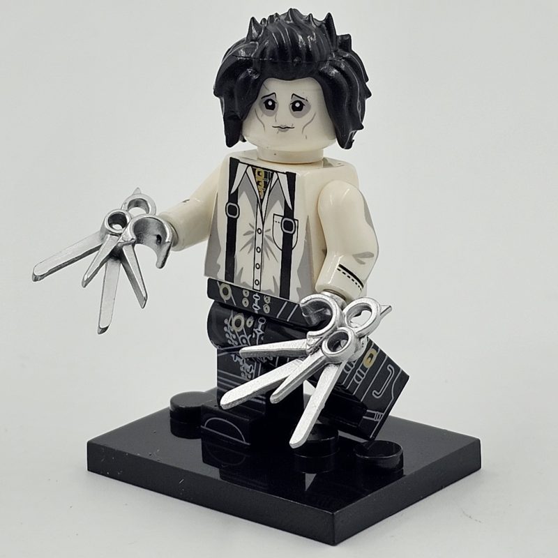 Edward Scissorhands minifigure building block