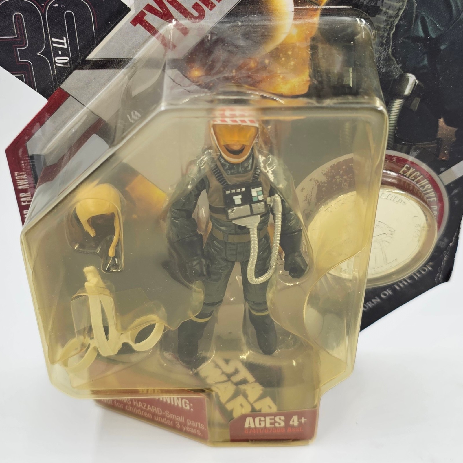 Star Wars 30th Anniversary TAC Tycho Celchu A-Wing Pilot (Yellowing of Bubble) Gallery Image 1