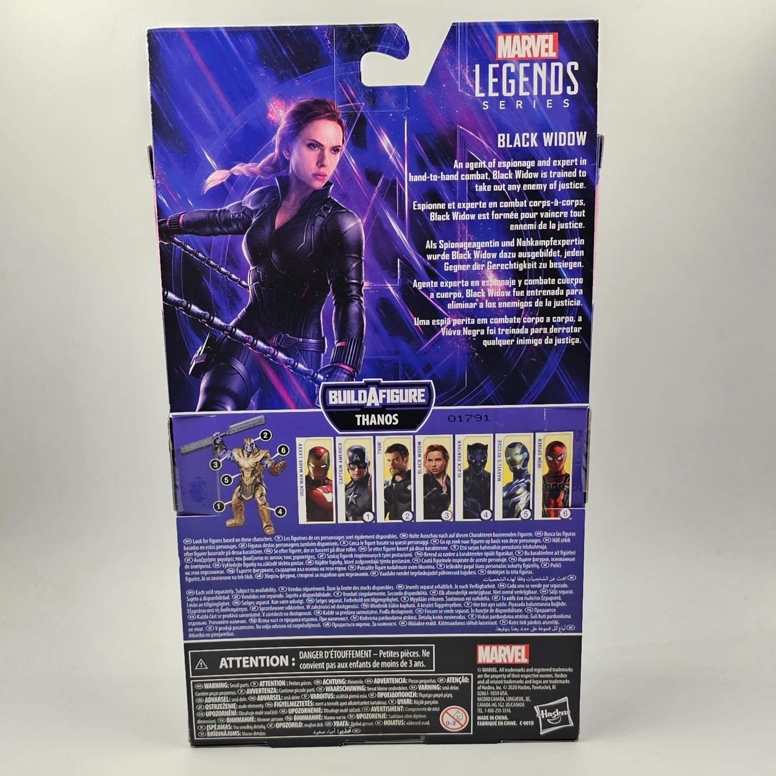 Marvel Legends Series 6 Inch Black Widow (Thanos Wave) Gallery Image 0