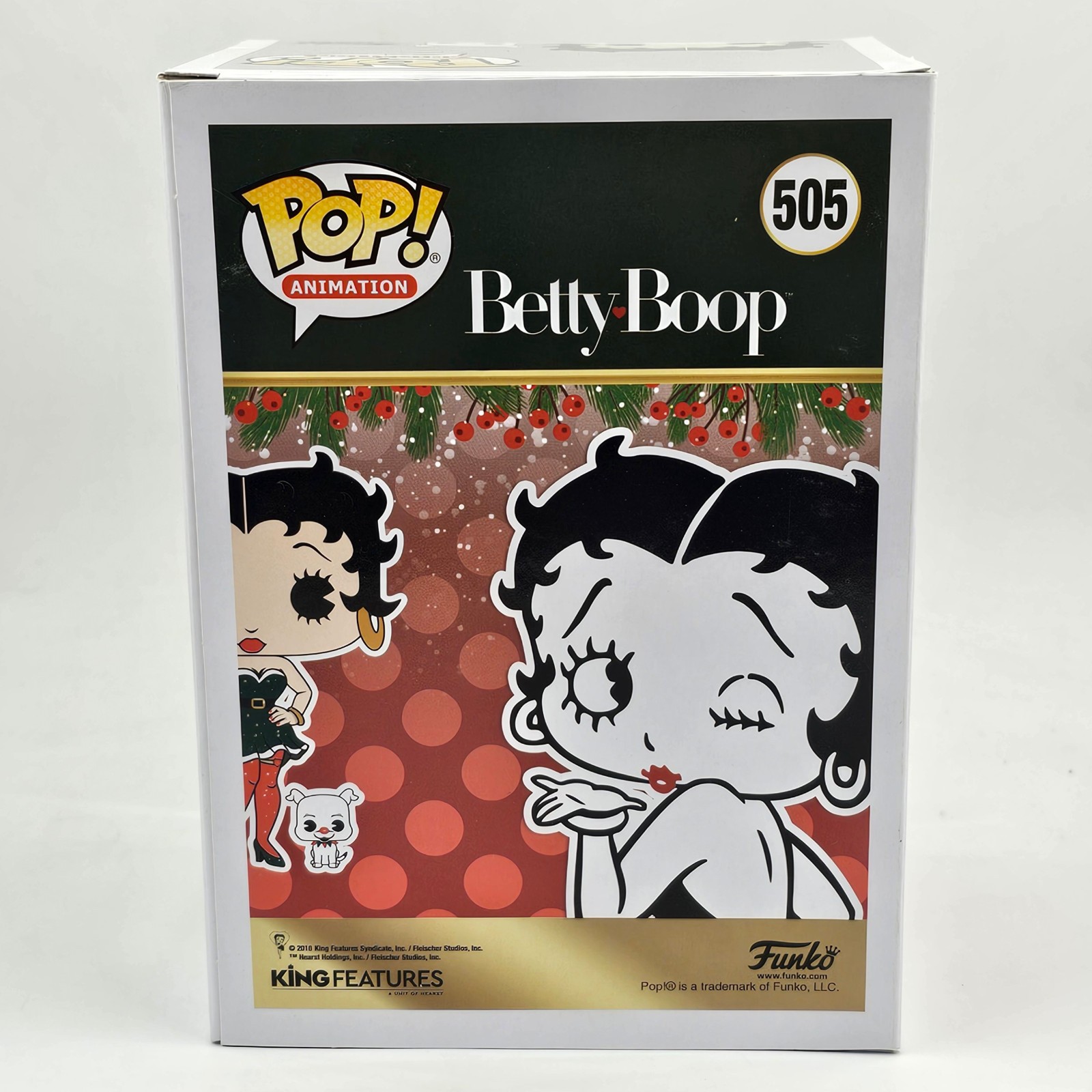 Betty Boop Pop Vinyl 505 Elf Betty Boop & Pudgy (Funko Exclusive) Gallery Image 1