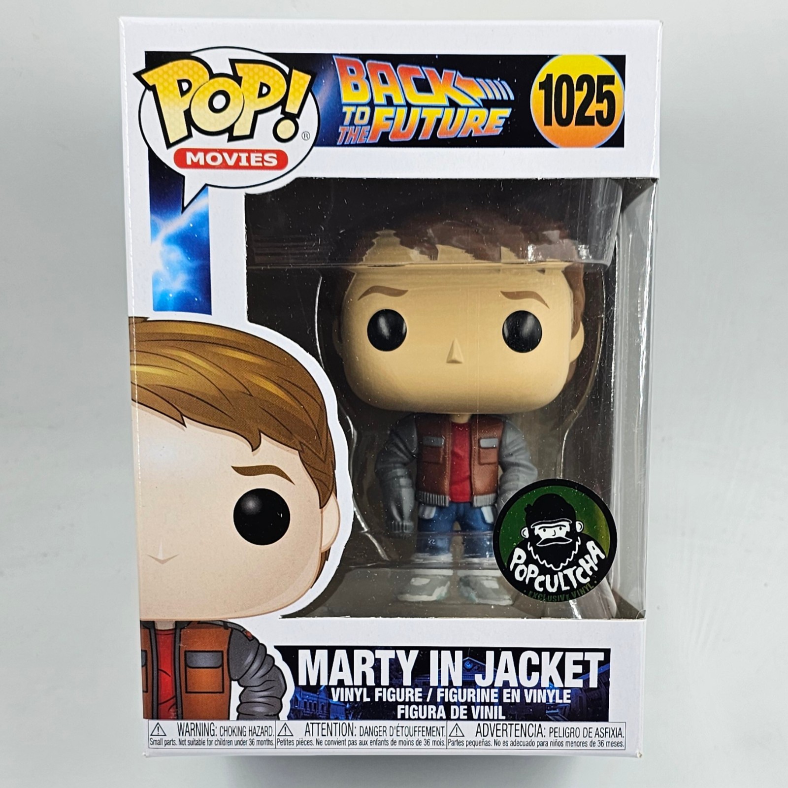 Back to the Future Pop Vinyl 1025 Marty in Jacket (PopCultcha Exclusive) Main Image