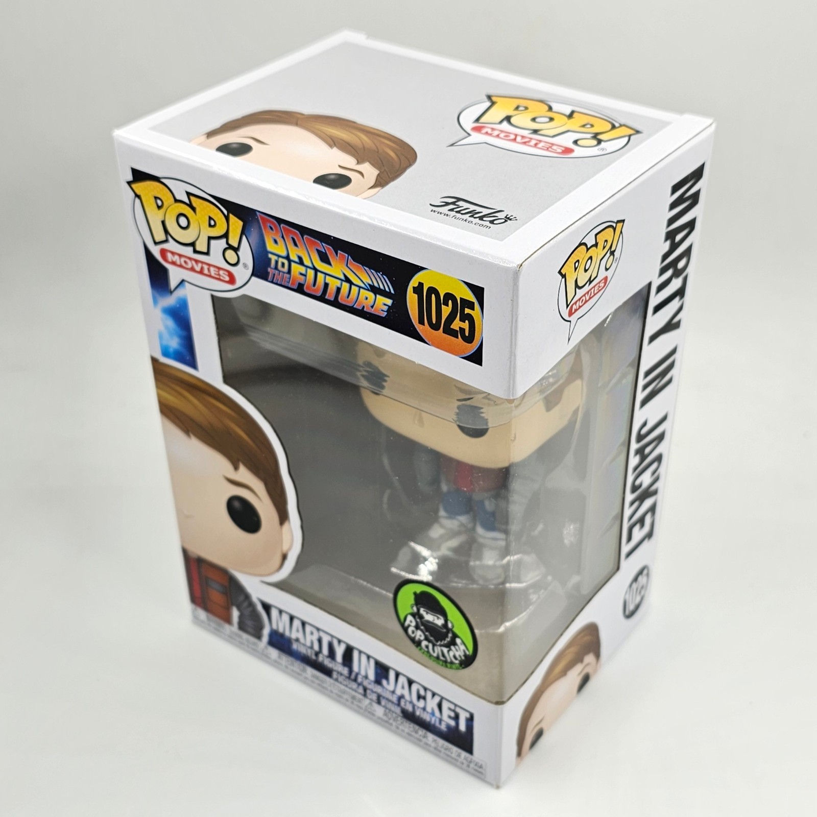 Back to the Future Pop Vinyl 1025 Marty in Jacket (PopCultcha Exclusive) Gallery Image 0