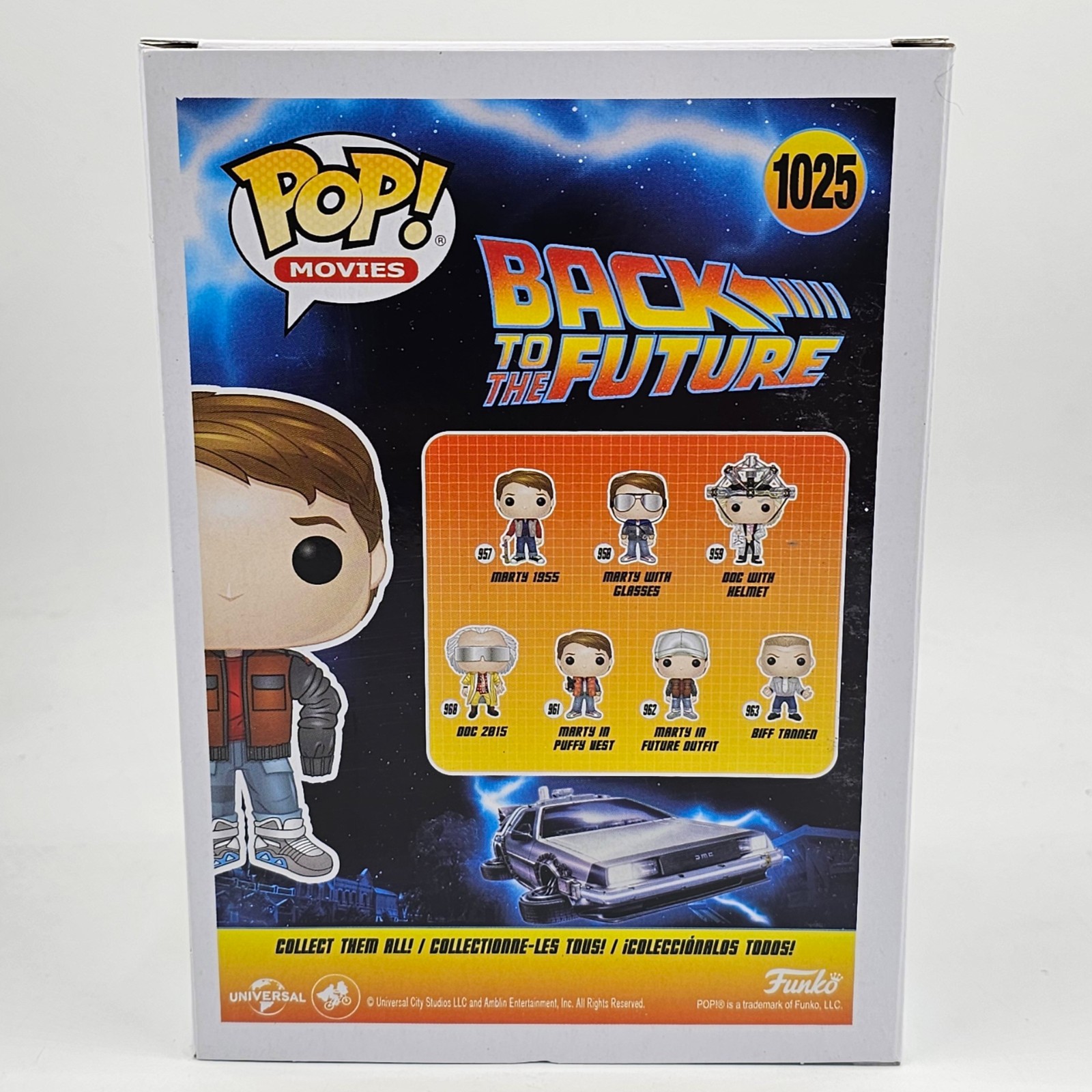 Back to the Future Pop Vinyl 1025 Marty in Jacket (PopCultcha Exclusive) Gallery Image 1