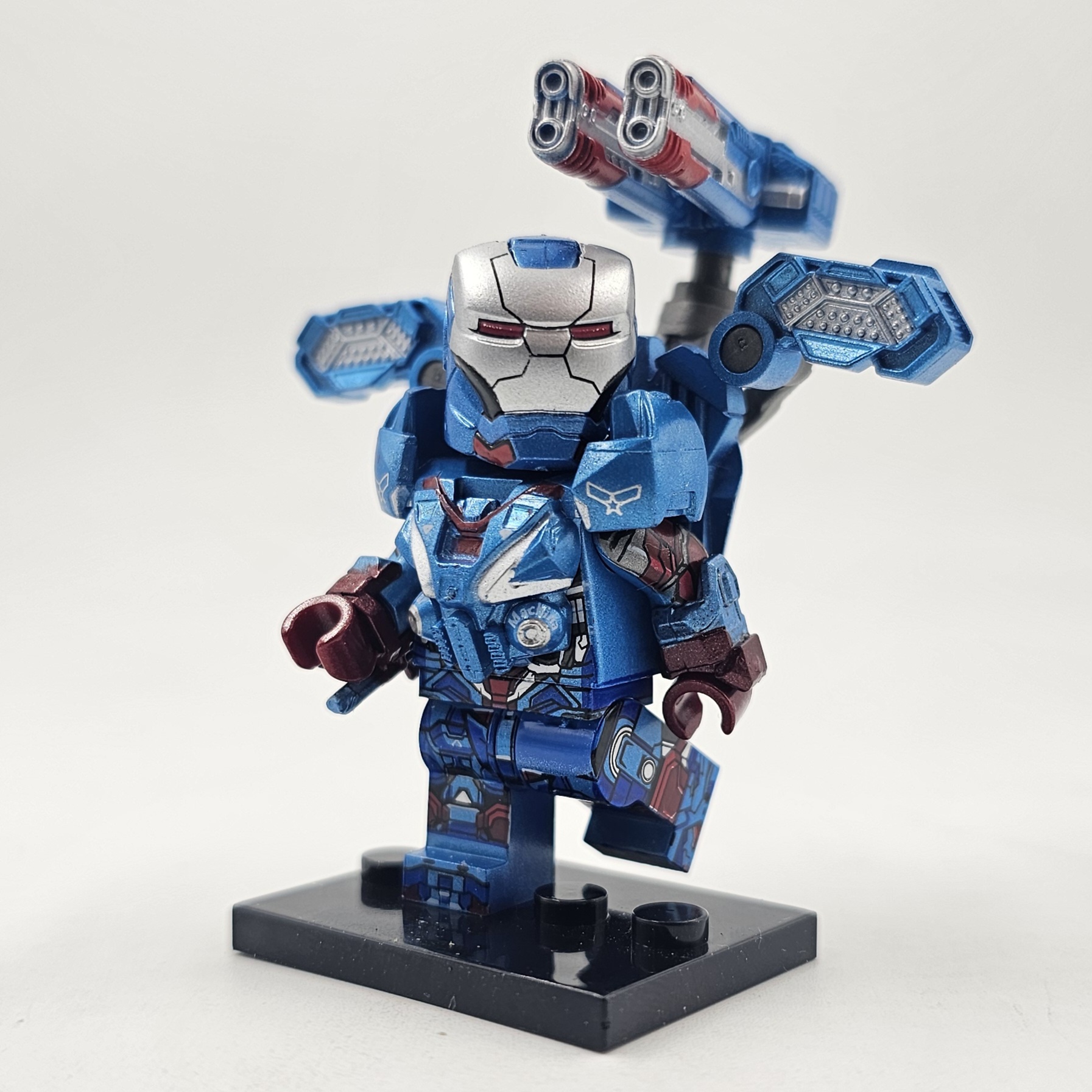 20250331_173108 Iron Patriot (Endgame) Minifigure Building Block