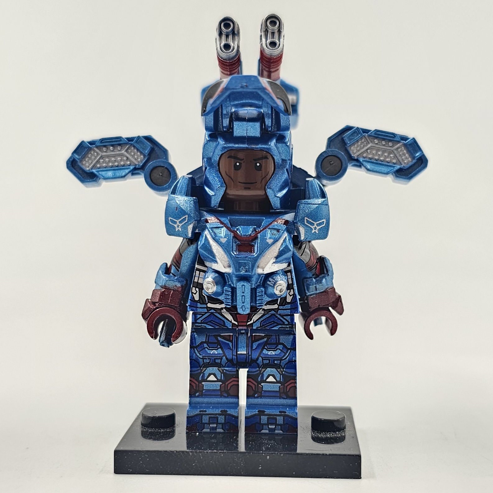 20250331_174011 Iron Patriot (Endgame) Minifigure Building Block