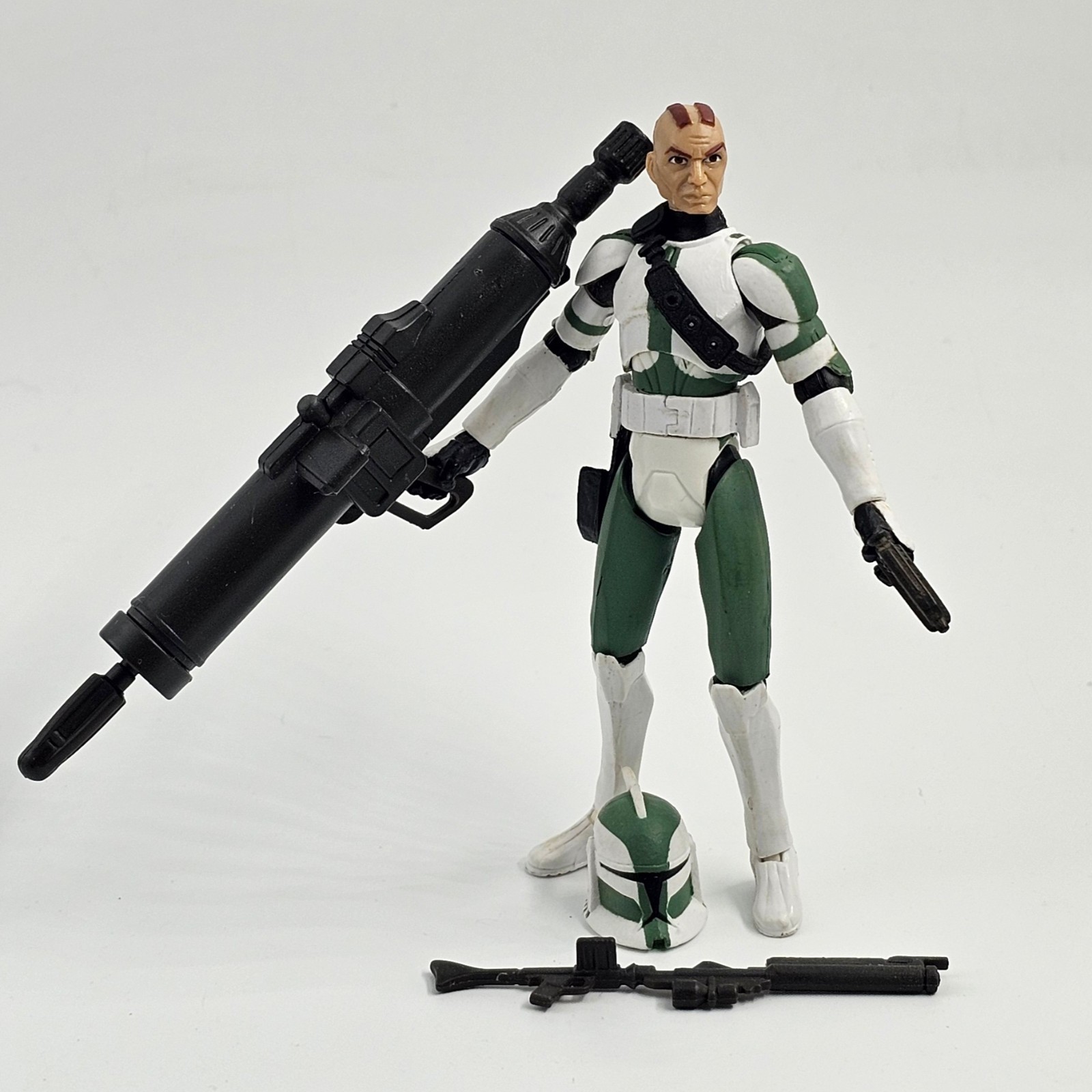 Star Wars Loose Clone Wars CW09 Clone Commander Gree Gallery Image 0