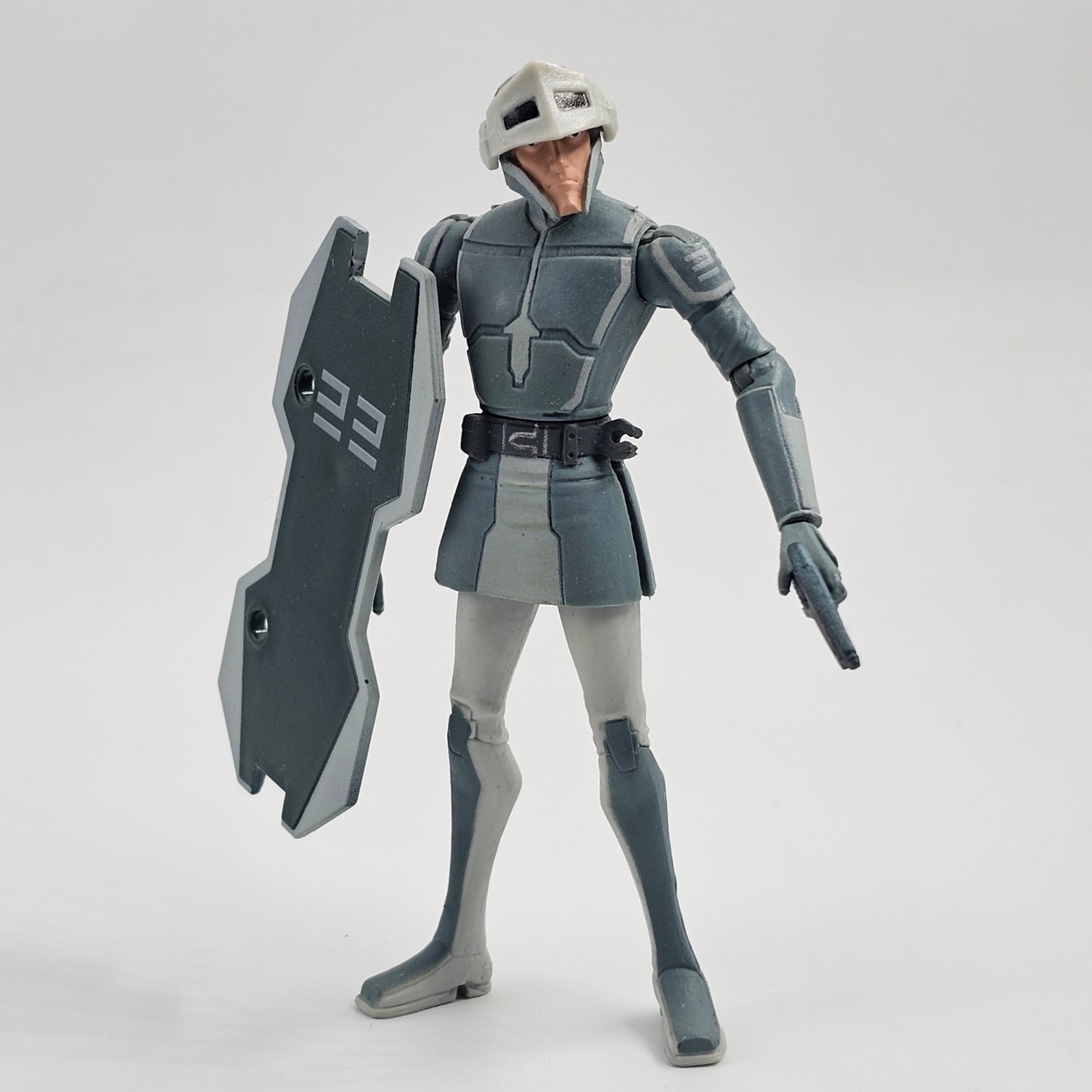 Star Wars Loose Clone Wars CW09 Mandalorian Police Officer (Incomplete) Main Image