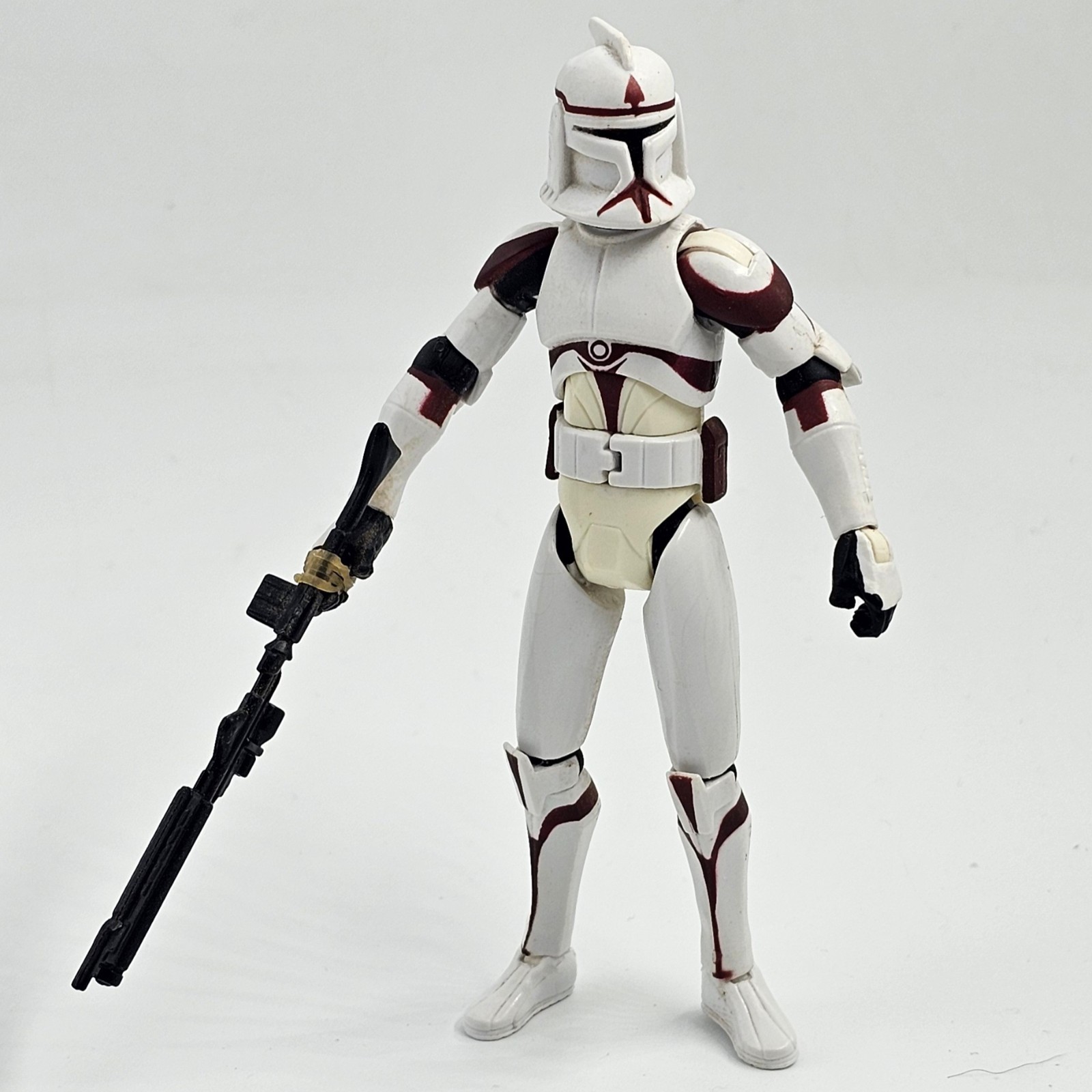 Star Wars Loose Clone Wars CW Coruscant Clone Trooper (Rifle) Main Image