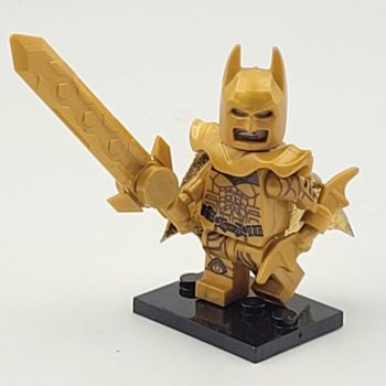 Gold Batman Minifigure Building Block