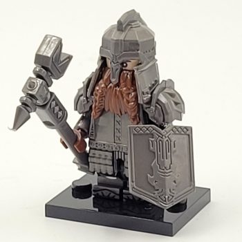 Lord of the Rings Dwarven Warrior Minifigure Building Block