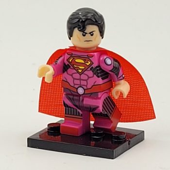 Superman (Team Mystery) Pink Suit Minifigure Building Block