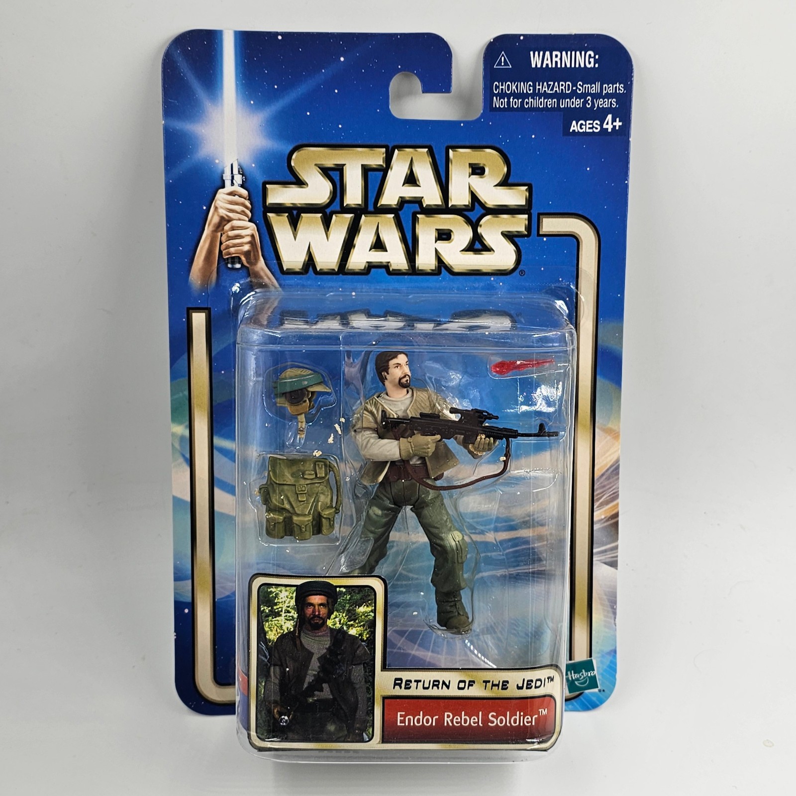 Star Wars Attack of the Clones AOTC Endor Rebel Soldier 3.75" Inch Action Figure