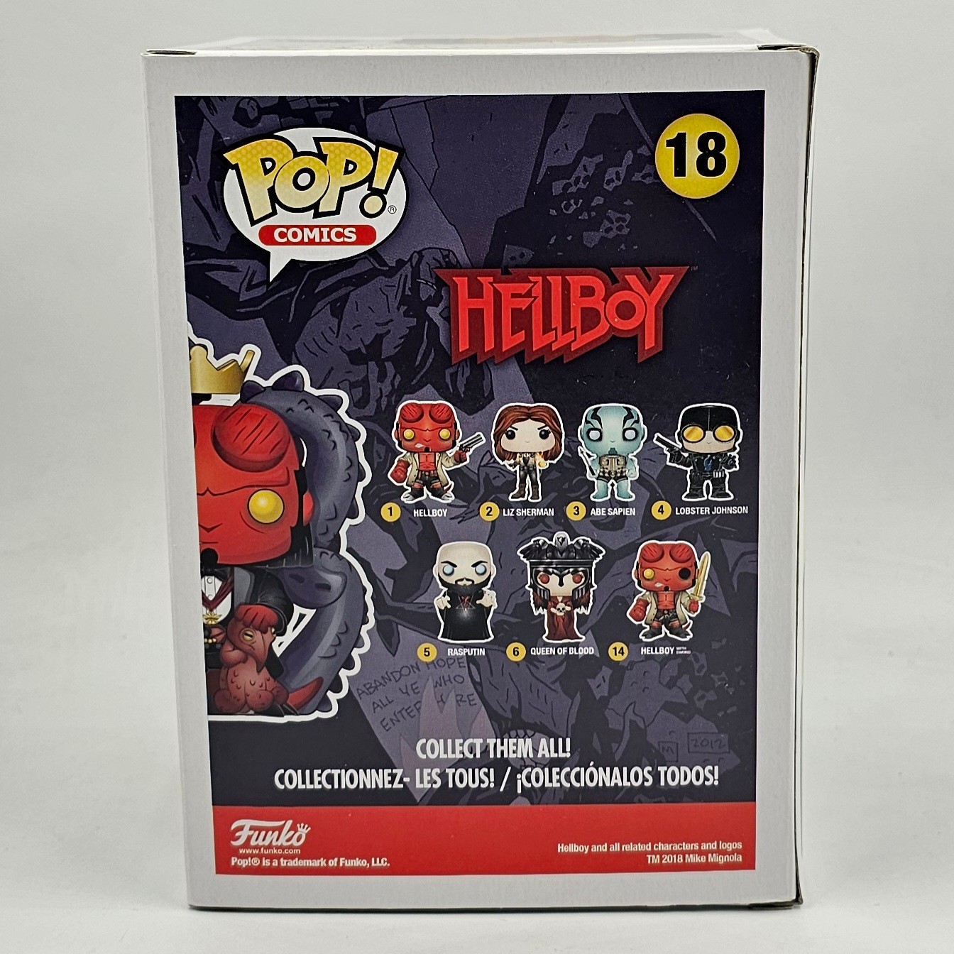Hellboy Pop Vinyl 18 Hellboy in Suit (2018 SDCC Exclusive) Gallery Image 1