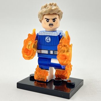 Marvel Fantastic 4 (First Steps) Johnny Storm Human Torch Minifigure Building Block