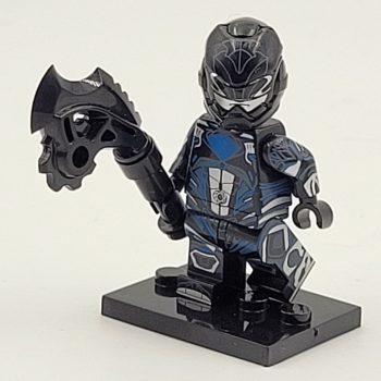 Mighty Morphin Black Power Ranger Minifigures Building Block