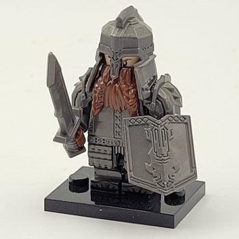Lord of the Rings Dwarven Warrior Minifigure Building Block