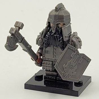 Lord of the Rings Dwarven Warrior Minifigure Building Block