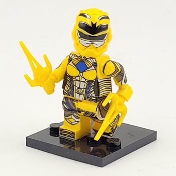 Mighty Morphin Yellow Power Ranger Minifigure Building Block
