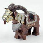 Lord of the Rings Armored War Battle Goat Minifigure Building Block