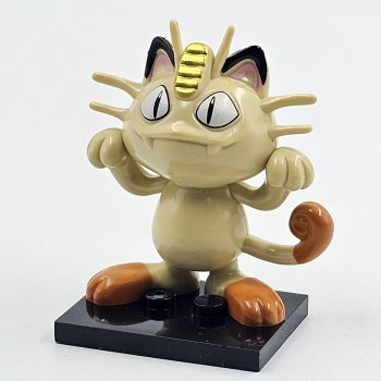 Meowth Pokeman Minifigure Building Block