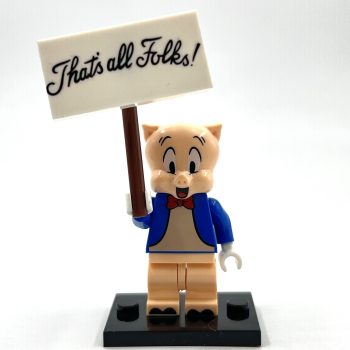 Looney Tunes Porky Pig Minifigure Building Block
