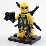 Marvel Yellow Deadpool Minifigure Building Block