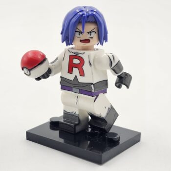 Pokemon James (Team Rocket) Minifigure Building Block