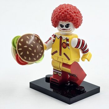 DC Joker Ronald McDonald Minifigure Building Block