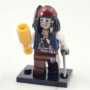 Captain Jack Sparrow (Pirates of the Caribbean) Minifigure Building Block