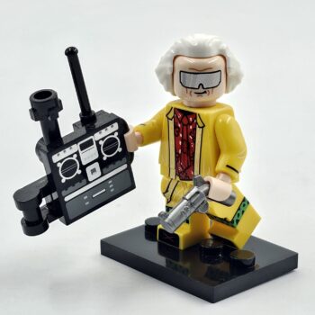 Doc Brown (Back to the Future) Minifigure Building Block